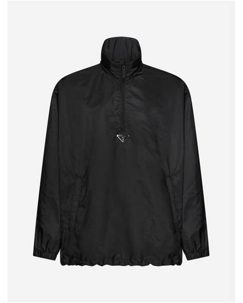 prada anorak black|Black Re.